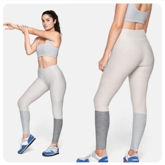 Outdoor Voices Size S 7/8 Dipped Legging Oatmeal Dove Ash Sz Small. - Picture 1 of 8
